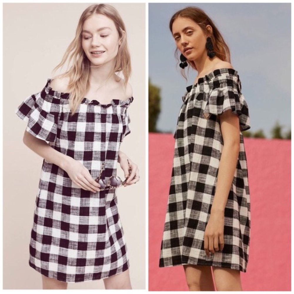 Anthropologie Corey Lynn Calter Gingham Dress